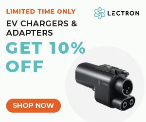 Lectron EV chargers and adapters get 10 percent off